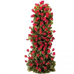 پایه گل رز قرمز