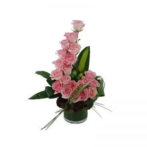 سبد گل رز هلندی
