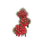 پایه گل آنتوریوم قرمز