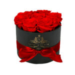 جعبه گل رز هلندی قرمز