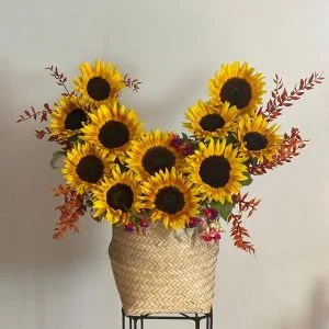 سبد گل آ،تابگردون