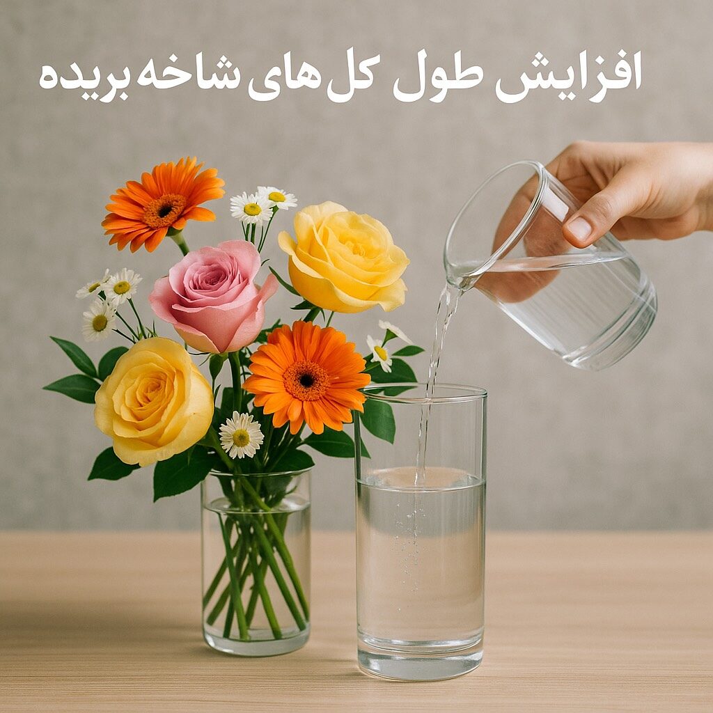 راههای افزایش عمر گلهای شاخهبریده