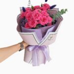 دسته گل رز مینیاتوری