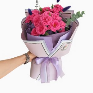دسته گل رز مینیاتوری