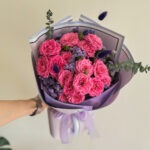 دسته گل رز مینیاتوری