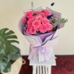 دسته گل رز مینیاتوری