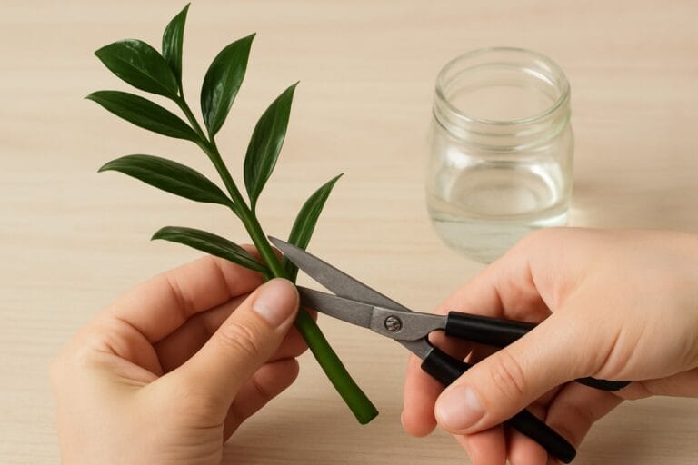 راهنمای کامل تکثیر زامیفولیا(zz plant)-آموزش تصویری و گام به گام