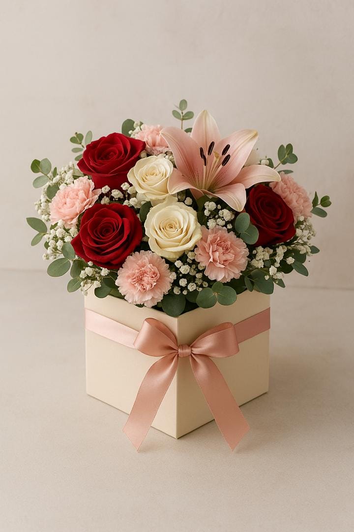 انتخاب جعبه گل برای مناسبت های خاص
