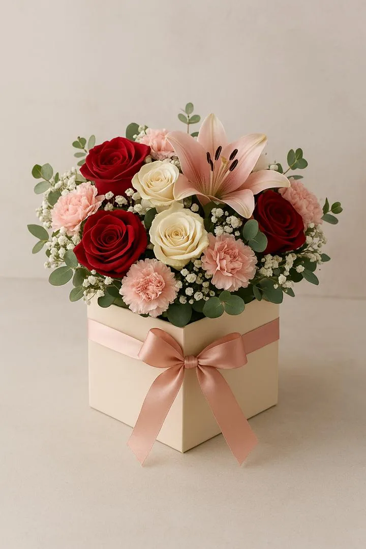 انتخاب جعبه گل برای مناسبت های خاص