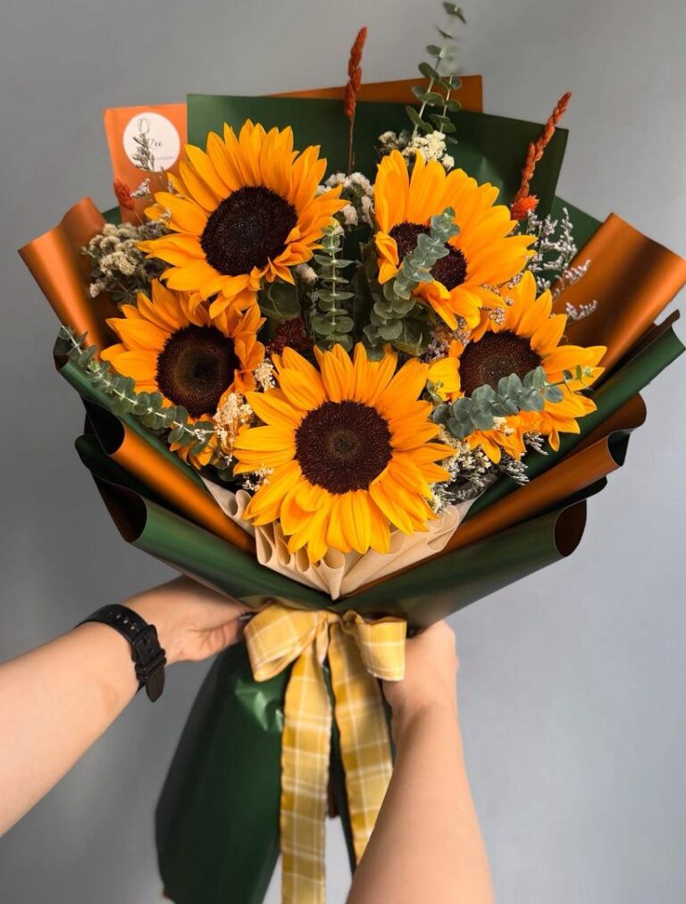 دسته گل آفتابگردون