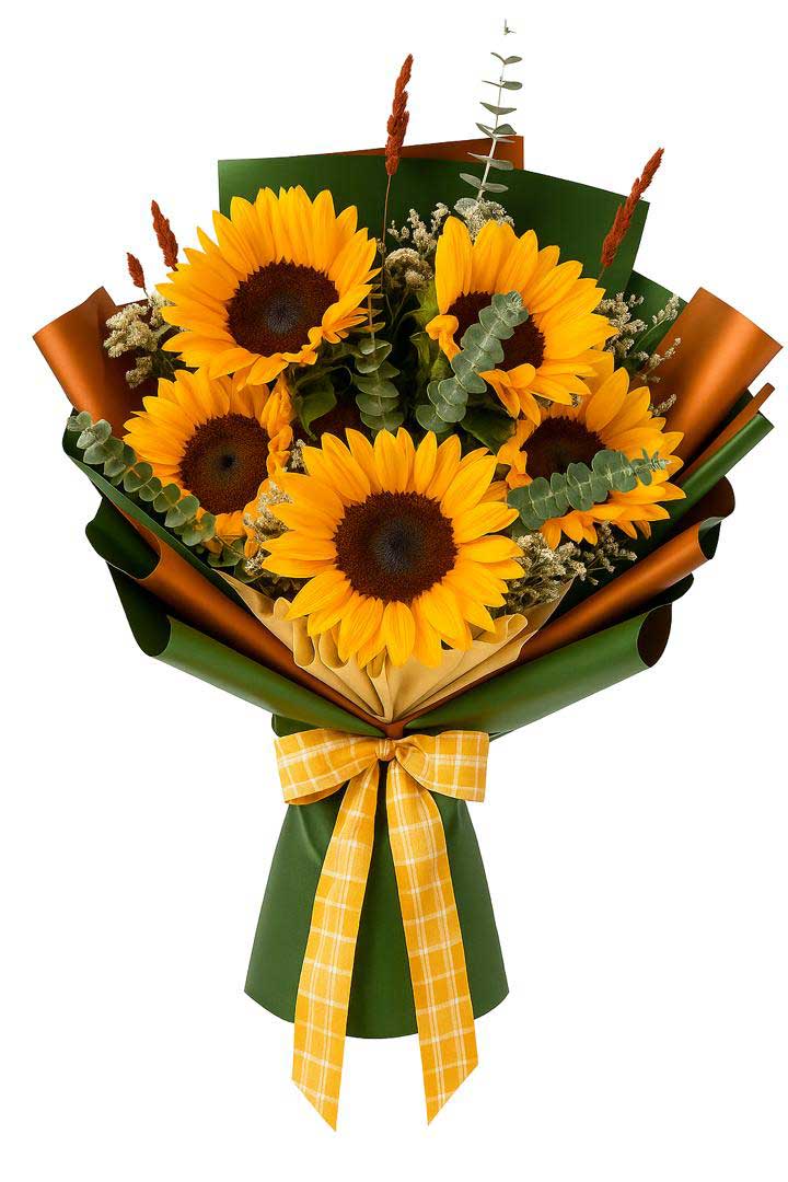 دسته گل آفتابگردون