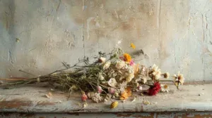 خشک کردن دسته گل یادگاری ایگل