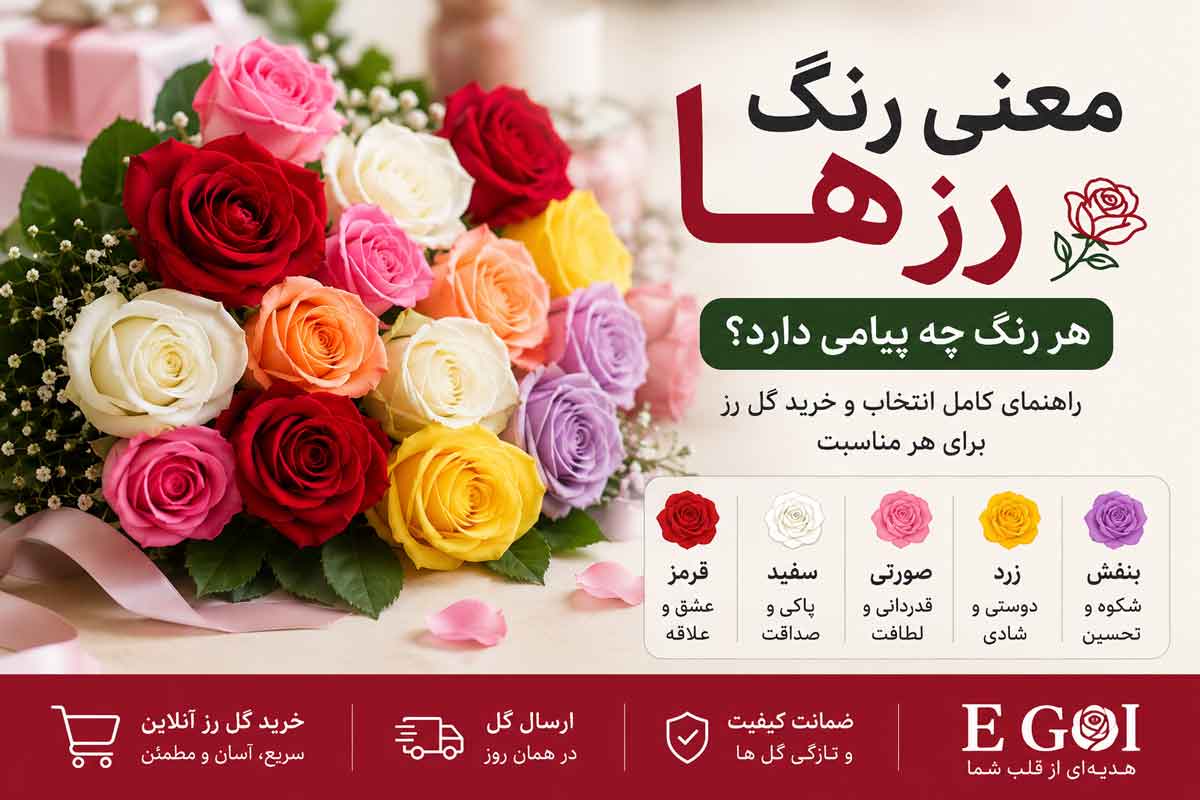 معنی رنگ رزها؛ هر رنگ چه پیامی دارد؟