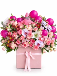 باکس گل و عروسک پاتریک